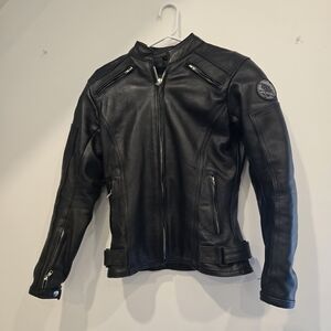 Black Leather Motorcycle Jacket